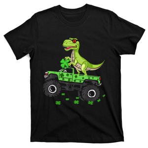 St Patricks Day Dinosaur Monster Turck Trex T-Shirt