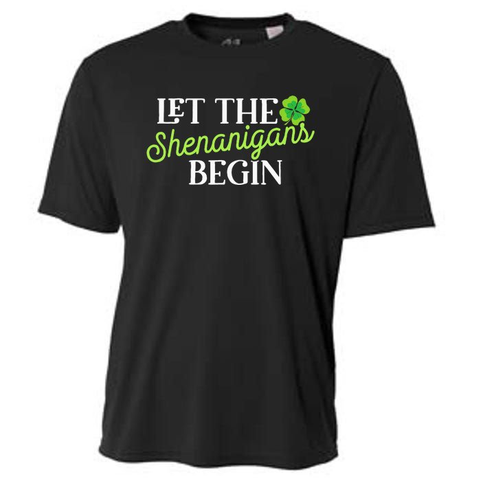 St Patricks Day Let The Shenanigans Begin Cooling Performance Crew T-Shirt