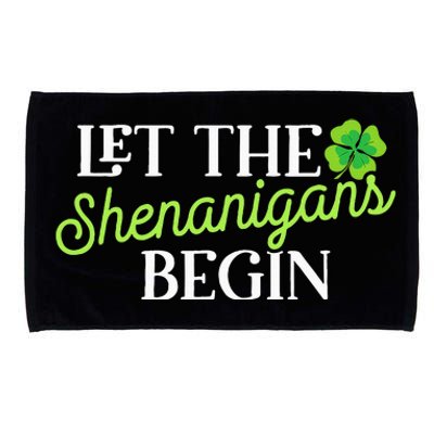 St Patricks Day Let The Shenanigans Begin Microfiber Hand Towel