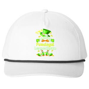 St Patrick's Day Paralegal Costume I'm A Lucky Leprechaun Gift Snapback Five-Panel Rope Hat