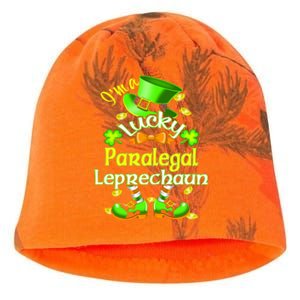 St Patrick's Day Paralegal Costume I'm A Lucky Leprechaun Gift Kati - Camo Knit Beanie