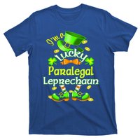 St Patrick's Day Paralegal Costume I'm A Lucky Leprechaun Gift T-Shirt