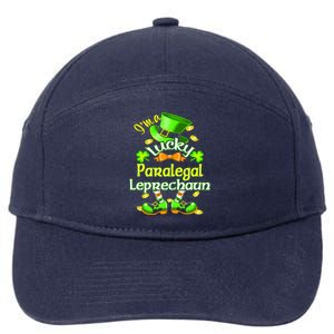 St Patrick's Day Paralegal Costume I'm A Lucky Leprechaun Gift 7-Panel Snapback Hat