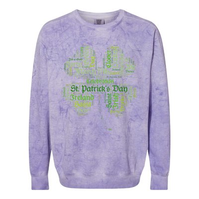 Saint Patrick's Day March 17 Pot Of Gold, Party Shenanigans Colorblast Crewneck Sweatshirt