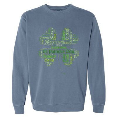 Saint Patrick's Day March 17 Pot Of Gold, Party Shenanigans Garment-Dyed Sweatshirt