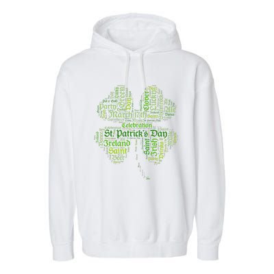 Saint Patrick's Day March 17 Pot Of Gold, Party Shenanigans Garment-Dyed Fleece Hoodie