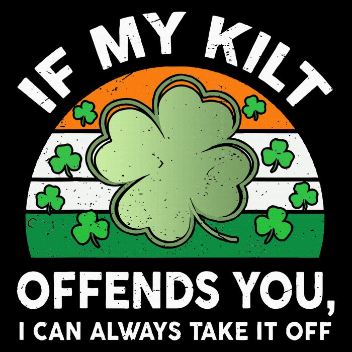 St Patricks Day Kilt Offend You Toddler T-Shirt