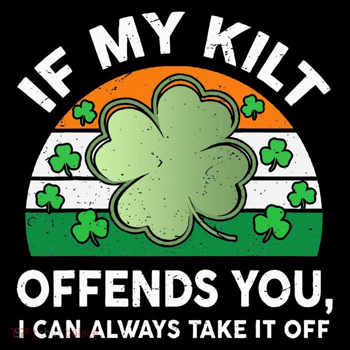 St Patricks Day Kilt Offend You Visor