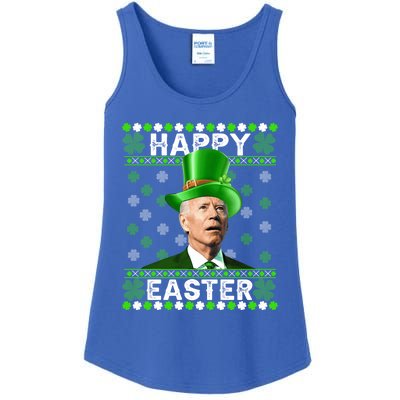 St Patricks Day Funny Joe Happy Easter Leprechaun Biden Gift Ladies Essential Tank