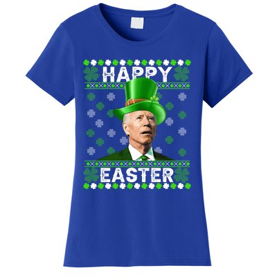 St Patricks Day Funny Joe Happy Easter Leprechaun Biden Gift Women's T-Shirt