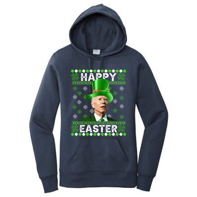 St Patricks Day Funny Joe Happy Easter Leprechaun Biden Gift Women's Pullover Hoodie