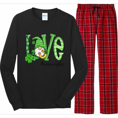 St Patricks Day Love Mommy Life Long Sleeve Pajama Set