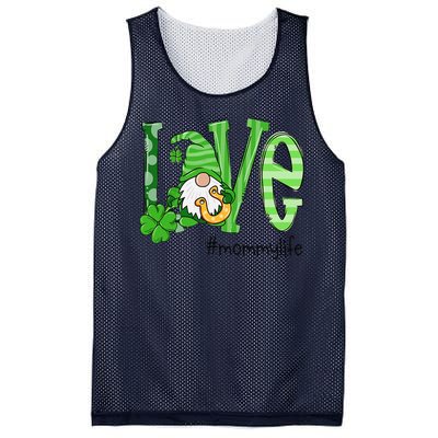 St Patricks Day Love Mommy Life Mesh Reversible Basketball Jersey Tank