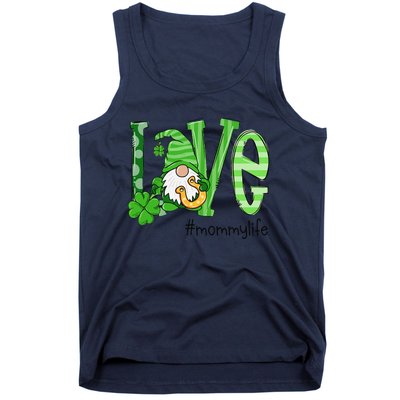 St Patricks Day Love Mommy Life Tank Top