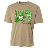 St Patricks Day Love Mommy Life Cooling Performance Crew T-Shirt