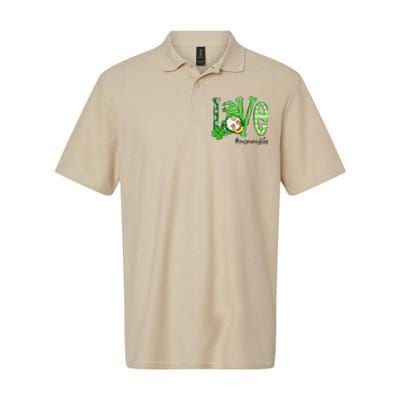 St Patricks Day Love Mommy Life Softstyle Adult Sport Polo