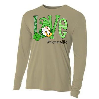 St Patricks Day Love Mommy Life Cooling Performance Long Sleeve Crew