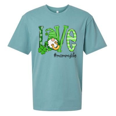 St Patricks Day Love Mommy Life Sueded Cloud Jersey T-Shirt