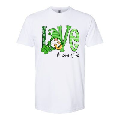 St Patricks Day Love Mommy Life Softstyle CVC T-Shirt