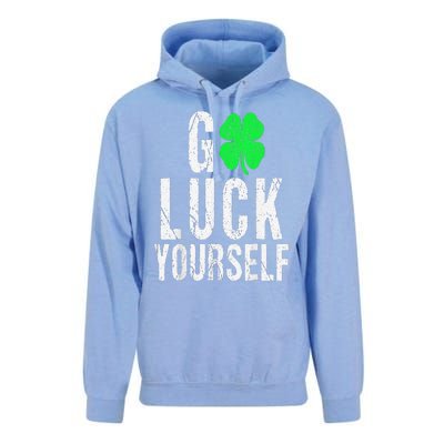 Saint Patrick's Day Good Luck Yourself Green Clover Unisex Surf Hoodie