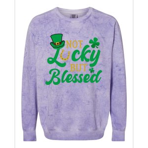 St Patricks Day Funny Gift Colorblast Crewneck Sweatshirt