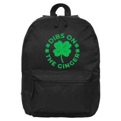 St Patricks Dibs On The Ginger Gift 16 in Basic Backpack