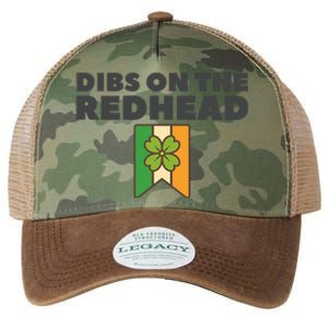 St PatrickS Day Dibs On The Redhead Funny Legacy Tie Dye Trucker Hat