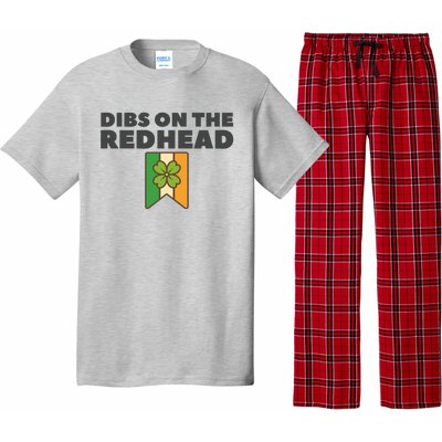 St PatrickS Day Dibs On The Redhead Funny Pajama Set