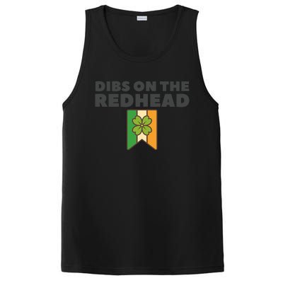 St PatrickS Day Dibs On The Redhead Funny PosiCharge Competitor Tank