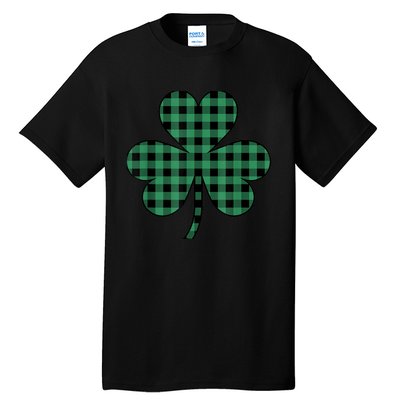 St Patricks Day Shirt Irish Wo  Plaid Graphic Shamrock Tall T-Shirt