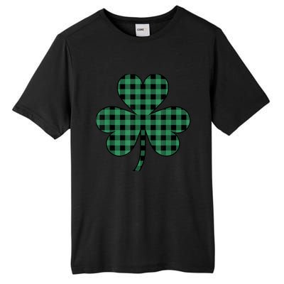 St Patricks Day Shirt Irish Wo  Plaid Graphic Shamrock Tall Fusion ChromaSoft Performance T-Shirt