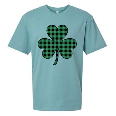 St Patricks Day Shirt Irish Wo  Plaid Graphic Shamrock Sueded Cloud Jersey T-Shirt