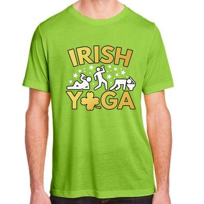 Saint Patrick's Day Irish Yoga Adult ChromaSoft Performance T-Shirt