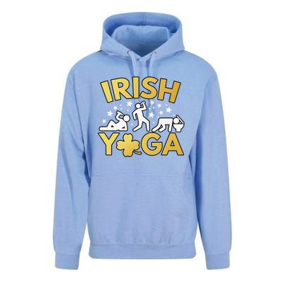 Saint Patrick's Day Irish Yoga Unisex Surf Hoodie