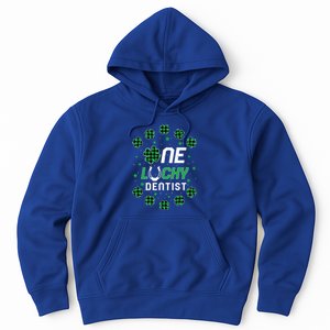 St Patricks Day Prek Kinder One Lucky Dentist Gift Hoodie