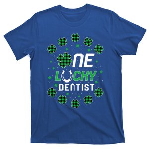 St Patricks Day Prek Kinder One Lucky Dentist Gift T-Shirt