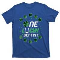 St Patricks Day Prek Kinder One Lucky Dentist Gift T-Shirt