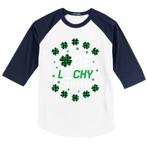 St Patricks Day Prek Kinder One Lucky Dentist Gift Baseball Sleeve Shirt