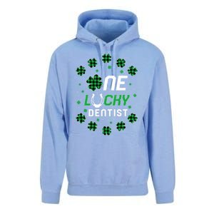 St Patricks Day Prek Kinder One Lucky Dentist Gift Unisex Surf Hoodie