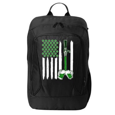 St. Patrick's Day Beer Tap USA American Flag City Backpack