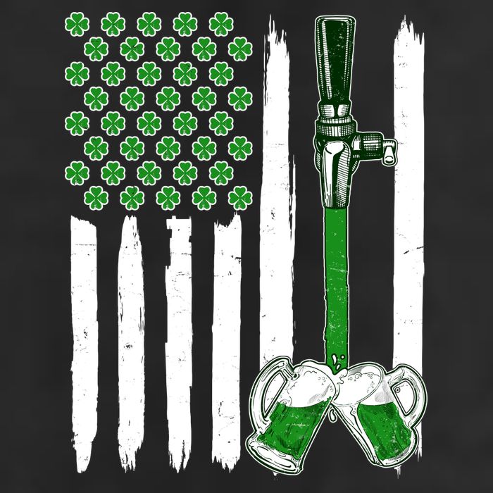 St. Patrick's Day Beer Tap USA American Flag Adult Drive Performance Visor