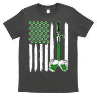 St. Patrick's Day Beer Tap USA American Flag T-Shirt
