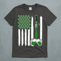 St. Patrick's Day Beer Tap USA American Flag T-Shirt