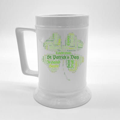 Saint Patrick's Day March 17 Pot Of Gold, Party Shenanigans Beer Stein