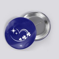 St PatrickS Day Heart Clover – Funny Lucky Shamrock Design Meaningful Gift Button