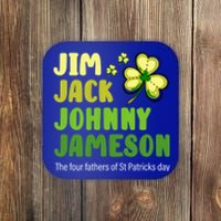 St Patricks Day Funny Quote Jack Jim Johnny Cute Gift Coaster