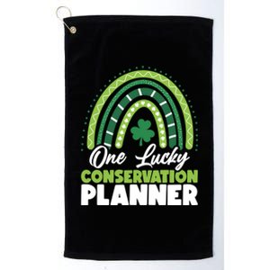 St Patricks Day One Lucky Conservation Planner Gift Platinum Collection Golf Towel