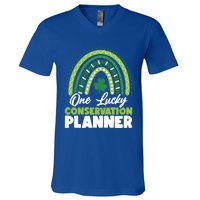 St Patricks Day One Lucky Conservation Planner Gift V-Neck T-Shirt