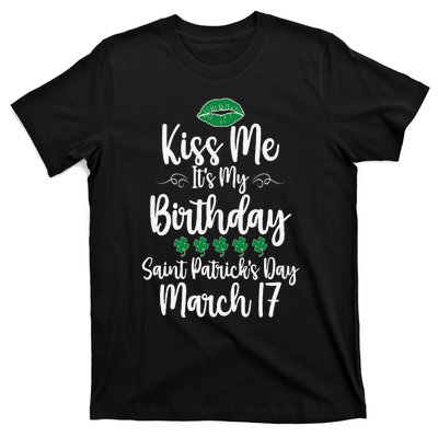 Saint Patrick's Day March Born Irish Birthday T-Shirt