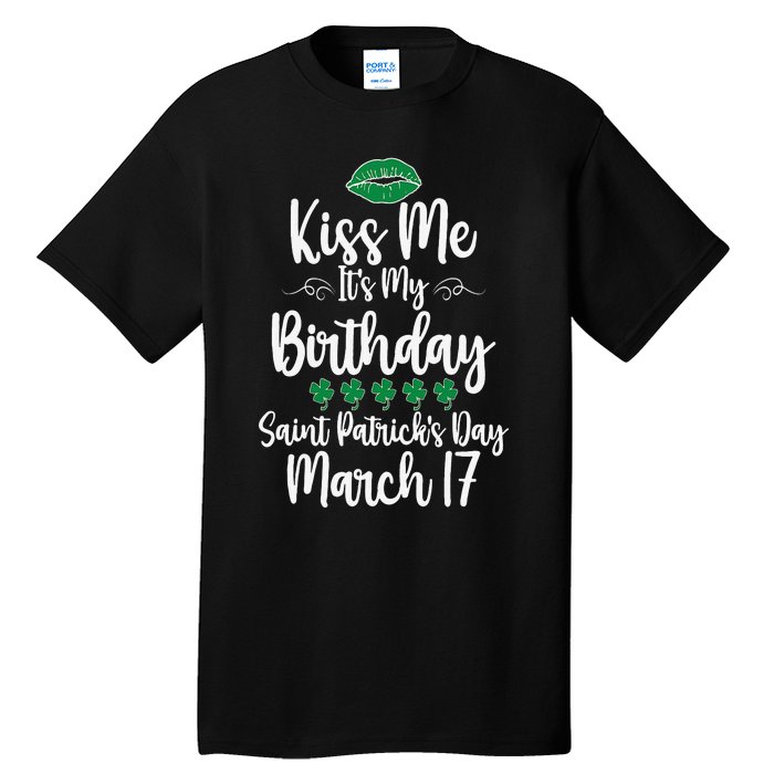 Saint Patrick's Day March Born Irish Birthday Tall T-Shirt